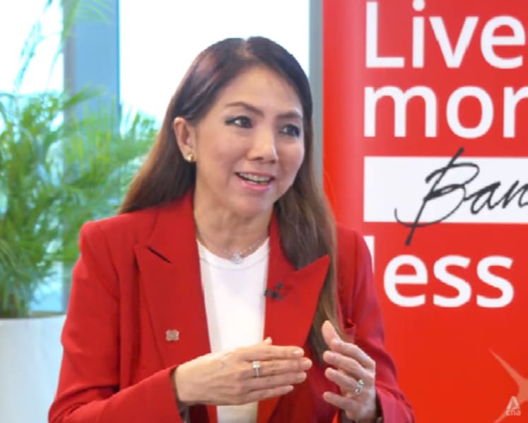 DBS CEO Tan Su Shan 接受CNA采访