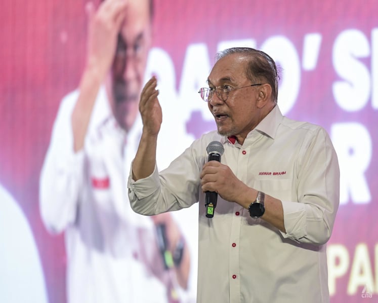 PM and PH chairman Anwar Ibrahim at a campaign rally in Seremban on Jul 29 — days before PH lost the state it had governed for eight years.