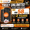 U Home 5G Borneo RM58 | Unlimited WiFi | Free Router | Sabah Sarawak Labuan | 2 Years